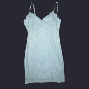 Light Blue/Teal Mini Dress - M